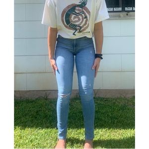 High Rise Skinny Jeans